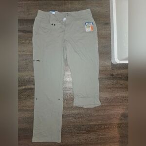 Columbia Omni-sheild Light Gray Straight Leg Pants Adjustable